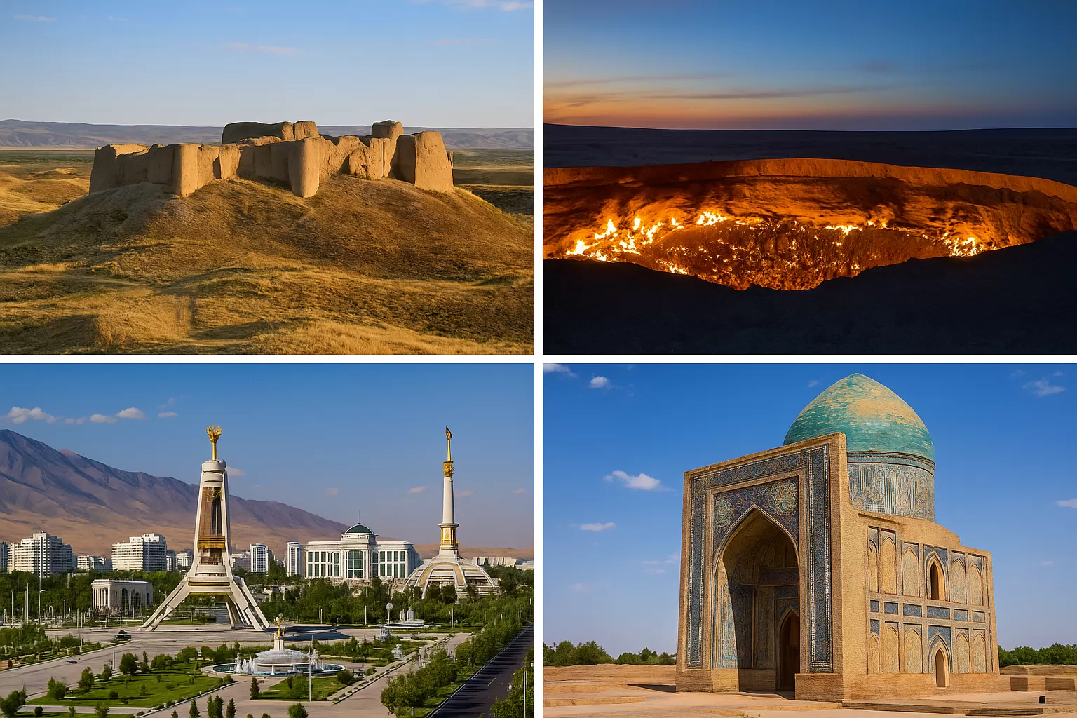 EXPERIENCE 4 DAYS IN CENTRAL ASIA WITH A ROYAL TWIST — ONLY IN TURKMENISTAN