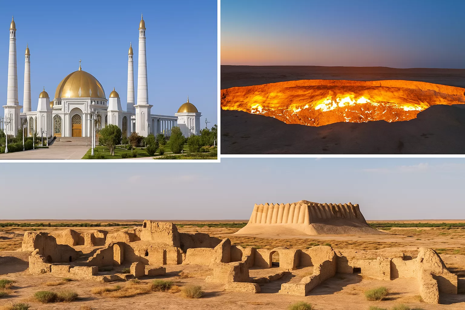 6 DAYS TURKMENISTAN — WHITE MARBLE — GOLDEN SANDS — TIMELESS LEGENDS